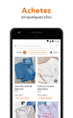 leboncoin, petites annonces screenshot-app