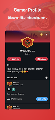 GamerLink LFG - Find Friends and Teammates! screenshot-app