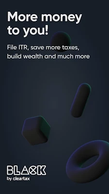 Mutual Funds, ELSS, SIP: Black screenshot-app