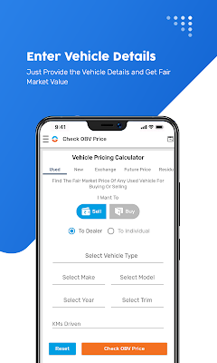 OBV: Used Car & Bike Valuation screenshot-app