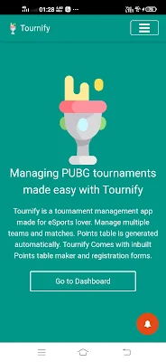 eSports tournament manager - Free - Tournify.in screenshot-app