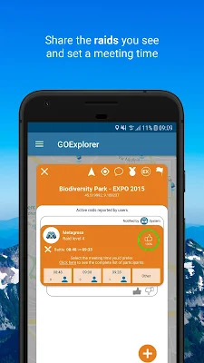 GOExplorer - not a Pkmon scanner screenshot-app