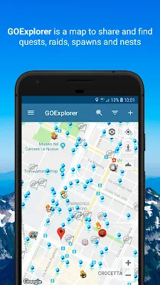 GOExplorer - not a Pkmon scanner screenshot-app