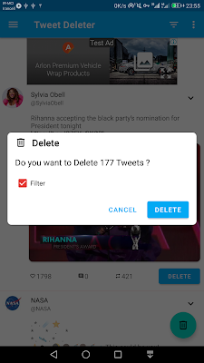 Tweet deleter - delete your tweets screenshot-app