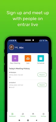 Entrar Live screenshot-app
