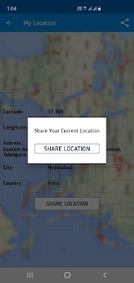 Live Location, GPS Coordinates screenshot-app