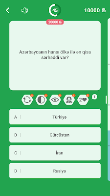 Milyonçu -Azərbaycan Coğrafiyası, Sual Cavab Oyunu screenshot-app