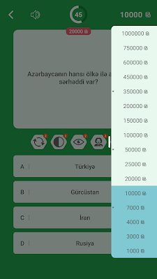 Milyonçu -Azərbaycan Coğrafiyası, Sual Cavab Oyunu screenshot-app