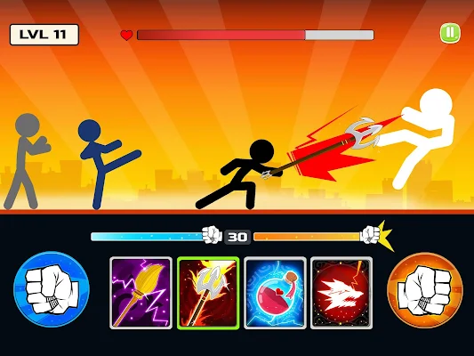 Stickman Fighter : Mega Brawl (stick fight game) screenshot-app