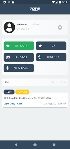 TOPS Driver screenshot-app