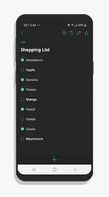 BlackNote Notepad Notes screenshot-app