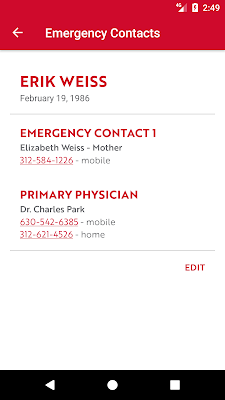 ALS Key Medical Information screenshot-app