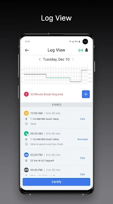 ELD Rider screenshot-app