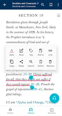 Gospel Library screenshot-app