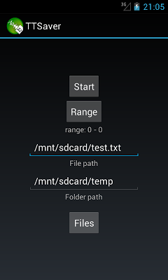 TTSaver screenshot-app