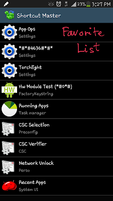 Shortcut Master (Lite) screenshot-app