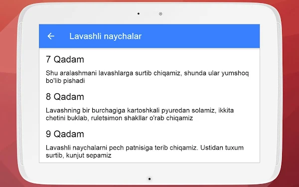 Pishiriqlar Retsepti Uzbek Tilida_TOP PiSHiRiQLaR screenshot-app