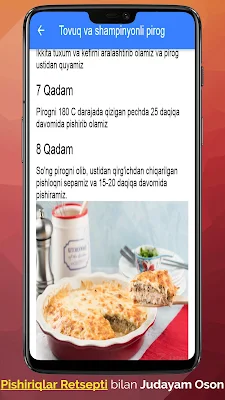 Pishiriqlar Retsepti Uzbek Tilida_TOP PiSHiRiQLaR screenshot-app