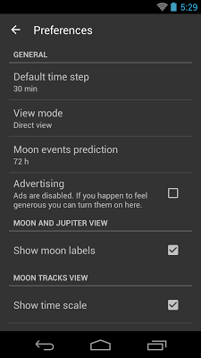 Moons of Jupiter screenshot-app