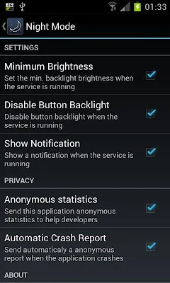 Night Mode screenshot-app