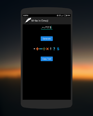 Write In Emoji screenshot-app