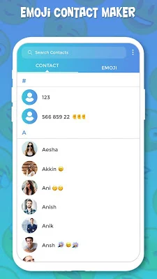 Emoji Contact Maker : Animoji maker screenshot-app