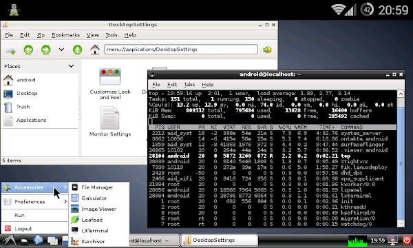 Linux Deploy screenshot-app