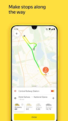 Yandex Go — taxi and delivery screenshot-app