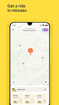 Yandex Go — taxi and delivery screenshot-app
