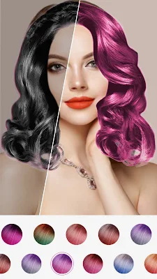 Hairstyle Changer - HairStyle & HairColor Pro screenshot-app