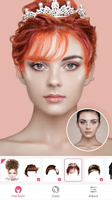 Hairstyle Changer - HairStyle & HairColor Pro screenshot-app