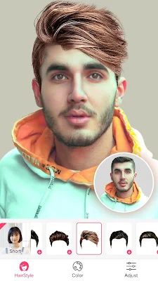 Hairstyle Changer - HairStyle & HairColor Pro screenshot-app