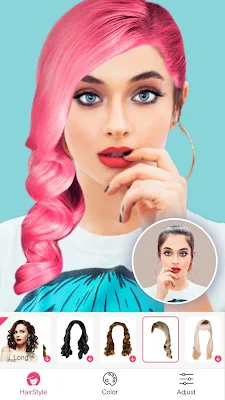Hairstyle Changer - HairStyle & HairColor Pro screenshot-app