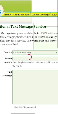 Send Free SMS in World ( No Registration) screenshot-app