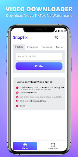 Download Video TikTok No Logo screenshot-app