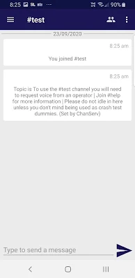 ScoutLink IRC screenshot-app