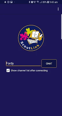 ScoutLink IRC screenshot-app