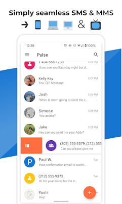 Pulse SMS (Phone/Tablet/Web) screenshot-app