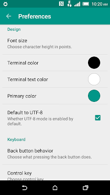 Material Terminal screenshot-app