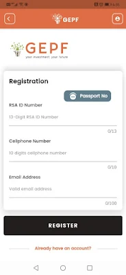 Government Employees Pension Fund (GEPF) screenshot-app