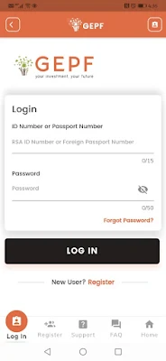 Government Employees Pension Fund (GEPF) screenshot-app